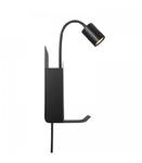 Kinkiet port USB czarny ROOMI 2112551003 Nordlux w sklepie internetowym Lampy Fabryka