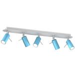Lampa sufitowa PRESTON BLUE/WHITE 5x mini GU10 MLP7625 Milagro w sklepie internetowym Lampy Fabryka