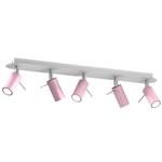 Lampa sufitowa PRESTON PINK/WHITE 5x mini GU10 MLP7629 Milagro w sklepie internetowym Lampy Fabryka