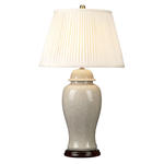 Duża lampa stołowa Ivory Crackle – 1 źródło światła IVORY-CRA-LG-TL Elstead Lighting w sklepie internetowym Lampy Fabryka