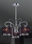 Żyrandol Span organza MDM1583/3 CZARNY w sklepie internetowym Lampy Fabryka