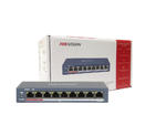 Switch Hikvision PoE Fas tEthernet, 9 portów F8xPoE/PoE+, 53W DS-3E0109P-E/M HIKVISION w sklepie internetowym Alertkam