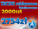 Teczki reklamowe laminowane/foliowane 2000 szt w sklepie internetowym Askonet