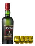 Pakiet Whisky Ardbeg 5YO Wee Beastie 47,4% 0,7l+ 4 szklaneczki do whisky w sklepie internetowym SmaczaJama.pl