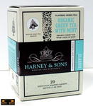 Herbata Harney & Sons Organic Green with Mint, kartonik piramidki 20 szt. w sklepie internetowym SmaczaJama.pl