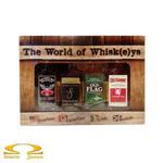 Zestaw The World of Whisk(e)ys 4 miniaturki 4x0,04l w sklepie internetowym SmaczaJama.pl