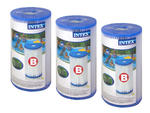 3 x FILTR PAPIEROWY DO POMPY BASENOWEJ TYP B - INTEX 29005 w sklepie internetowym Hurtownia Maxi