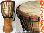 Bongos Djembe Drewno Instrument Bęben 61cm, 35cm średnica Afryka w sklepie internetowym e-trade24.pl 