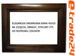 Elegancka Drewniana RAMKA 45x35cm Ramki na Zdjęcia, Obrazy w sklepie internetowym e-trade24.pl 