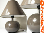 LAMPKA nocna ceramiczna Lampa POPIEL 26x22cm w sklepie internetowym e-trade24.pl 