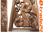 Rzeźba z Drewna Panel KWIATY Ornament 100x20cm w sklepie internetowym e-trade24.pl 