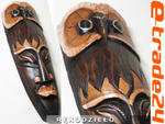 Rzeźba Maska Drewno Rękodzieło 30cm SOWA w sklepie internetowym e-trade24.pl 
