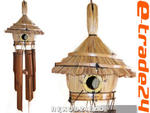 Dzwonek Bambusowy GONG wietrzny z Domkiem Rurki 40cm w sklepie internetowym e-trade24.pl 