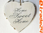 Drewniane SERCE Sweet Home 15x15x2cm - Shabby Chic w sklepie internetowym e-trade24.pl 