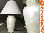 Śliczna LAMPKA nocna ceramiczna Lampa KREM 35cm w sklepie internetowym e-trade24.pl 