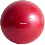 Czerwona piłka gimnastyczna 75 cm z pompką MOVIT w sklepie internetowym TwojPasaz.pl