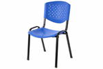 Krzesło konferencyjne krzesło niebieskie plastikowe krzesło biurowe Visitor w sklepie internetowym TwojPasaz.pl