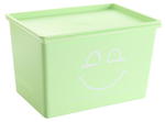 Pudełko na zabawki 21 l, zielone w sklepie internetowym TwojPasaz.pl