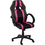 Fotel obrotowy czarno-różowy dla gracza w sklepie internetowym TwojPasaz.pl