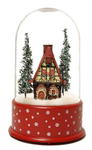 Kula śnieżna - grająca pozytywka - chatka mikołaja 37cm w sklepie internetowym TwojPasaz.pl