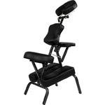 Fotel do masażu - Krzesło do tatuażu MOVIT + torba, kolor czarny w sklepie internetowym TwojPasaz.pl