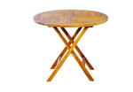 Stolik stół drewniany z drewna akacjowego składany 90x90x75 w sklepie internetowym TwojPasaz.pl