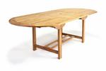 Stół owalny - Drewniany stolik rozkładany - 170/230 cm w sklepie internetowym TwojPasaz.pl