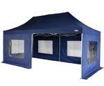 Pawilon ogrodowy 3x6 m, niebieski namiot handlowy ze ściankami w sklepie internetowym TwojPasaz.pl