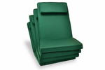 Poduszki zielone do foteli, krzeseł ogrodwych 4szt w sklepie internetowym TwojPasaz.pl
