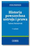 HISTORIA POWSZECHNA USTROJU I PRAWA MACIEJEWSKI w sklepie internetowym ksiazkitanie.pl