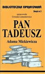 BIBLIOTECZKA OPRACOWAŃ NR 002 PAN TADEUSZ MICKIEWICZ w sklepie internetowym ksiazkitanie.pl