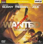 WANTED,ŚCIGANI.DVD.MCAVOY FREEMAN,JOLIE w sklepie internetowym ksiazkitanie.pl