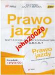 PRAWO JAZDY 2016 .OFICJALNE TESTY. + CD.PORADNIK w sklepie internetowym ksiazkitanie.pl