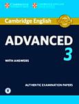 CAMBRIDGE ENGLISH ADVENCED 3 ANSWERS CD CAE w sklepie internetowym ksiazkitanie.pl