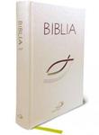 BIBLIA Z RYBKĄ BIAŁA Z PAGINATORAMI w sklepie internetowym ksiazkitanie.pl