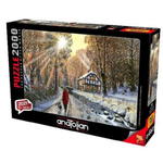 PUZZLE 2000 ZIMA W LESIE NOWE FOLIA w sklepie internetowym ksiazkitanie.pl