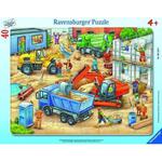 PUZZLE W RAMCE 40 WIELKIE POJAZDY BUDOWLANE NOWE FOLIA w sklepie internetowym ksiazkitanie.pl