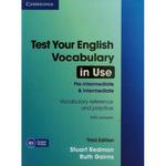 TEST YOUR ENGLISH VOCABULARY IN USE PRE-INTERMEDIATE w sklepie internetowym ksiazkitanie.pl