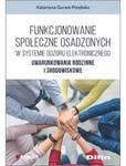 FUNKCJONOWANIE SPOŁECZNE OSADZONYCH W SYSTEMIE NOWE w sklepie internetowym ksiazkitanie.pl