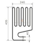 Grzałka ZSP-240 (2150W) Grzałka do sauny Harvia ZSP-240 (2150W) w sklepie internetowym Sauna-serwis.pl