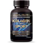 Kolagen Tabletki + Witamina C Sport 90 Tabletek 45 g Intenson w sklepie internetowym MarketBio.pl