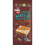 Eko Wegańskie Wafelki Słodzone DAKTYLAMI z Kremem Kakaowo - Orzechowym 120 g - Me gusto w sklepie internetowym MarketBio.pl