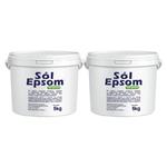 Zestaw 2 x Sól Epsom Siarczan Magnezu Wiadro 5 kg VitaFarm w sklepie internetowym MarketBio.pl