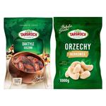 Zestaw Daktyle Suszone Bez pestek 1 kg Flowpack - Targroch + Orzechy Nerkowca Połówki 1 kg - Targroch w sklepie internetowym MarketBio.pl