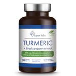 Turmeric + Black Pepper Extract Kurkuma i Ekstrakt z Pieprzu 60 Kapsułek - Super Labs w sklepie internetowym MarketBio.pl