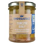 Tuńczyk Biały MSC w Bio Oliwie z Oliwek Extra Virgin 200 g (130 g) - Emperatriz w sklepie internetowym MarketBio.pl