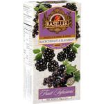 Herbata Owocowa w Saszetkach BLACCURRANT & BLACKBERRY 50 g (25 x 2 g) - BASILUR w sklepie internetowym MarketBio.pl