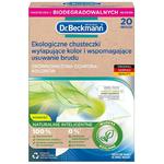 Eco Chusteczki Wyłapujące Kolor i Wspomagające Usuwanie Brudu 20 sztuk - Dr. Beckmann w sklepie internetowym MarketBio.pl