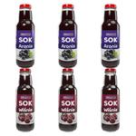 3 x Sok z Aronii 750 ml - NaturAvena + 3 x Sok z Wiśni 750 ml - NaturAvena w sklepie internetowym MarketBio.pl