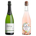 Szampan Bezalkoholowy Opia Chardonnay bez Siarczynów, Bezsiarkowy, Wino Bezalkoholowe Musujące Gazowane Organiczne Sparkling 0% 0,75 l - Opia + Szampan Bezalkoholowy Bio Florentina Rose w sklepie internetowym MarketBio.pl